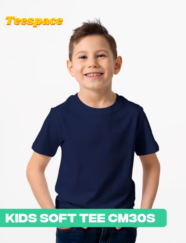 Kaos Anak Cotton Combed 30s Lengan Pendek